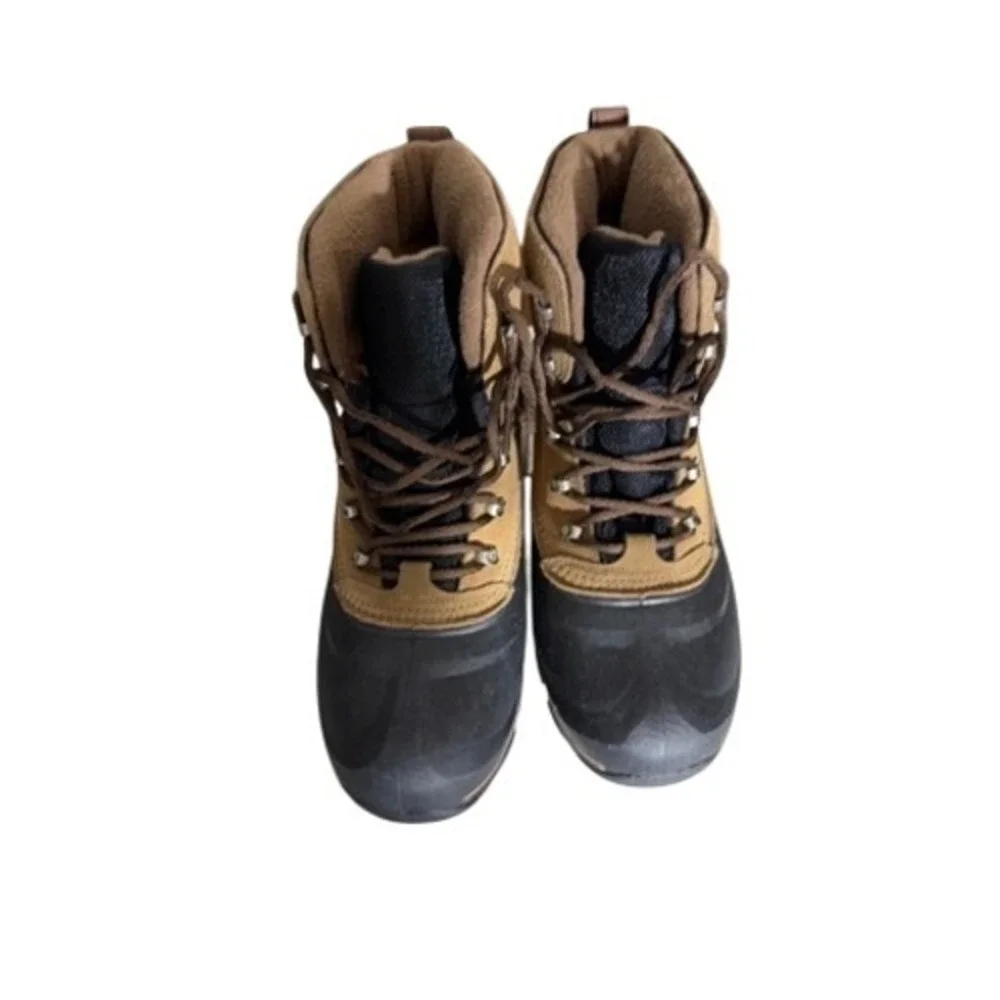 Sorel Mens NM2737-257 Tan Brown Waterproof Insulated Winter Snow Boots Size 10